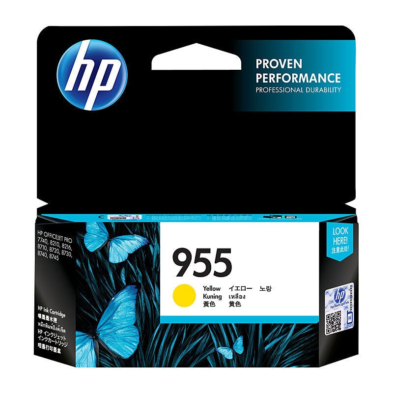 HP 955 Yellow Ink L0S57AA - Cartridge West