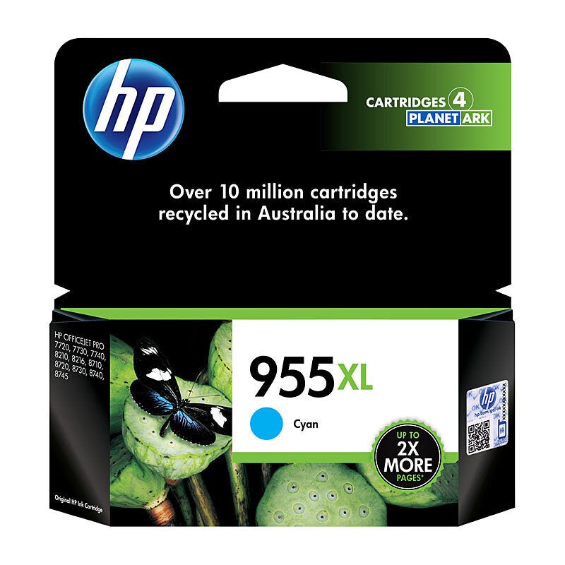 HP 955XL Cyan Ink L0S63AA - Cartridge West