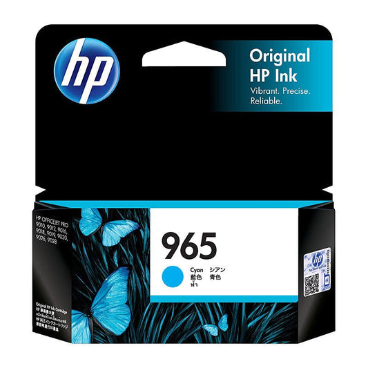 HP 965 Cyan Ink 3JA77AA - Cartridge West