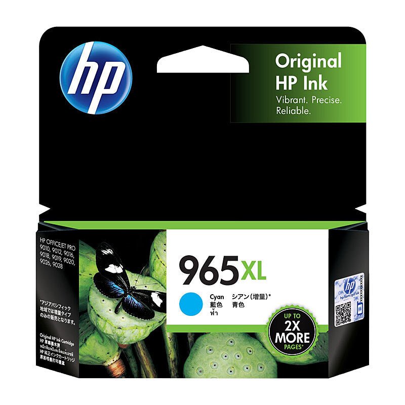 HP 965XL Cyan Ink 3JA81AA - Cartridge West