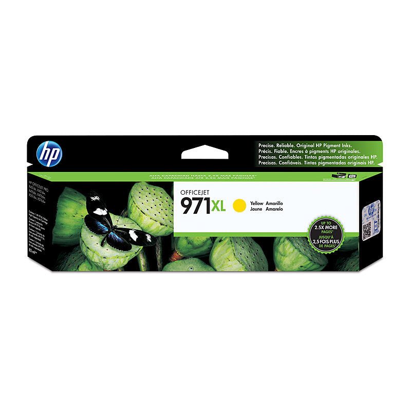 HP 971XL Yellow Ink CN628AA - Cartridge West
