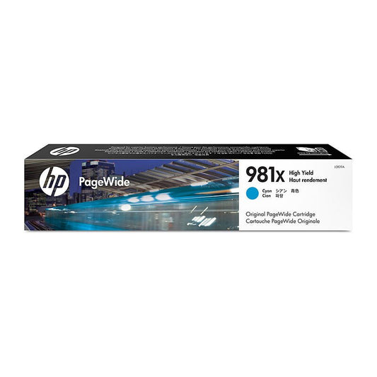 HP 981X Cyan Ink Cart L0R09A - Cartridge West