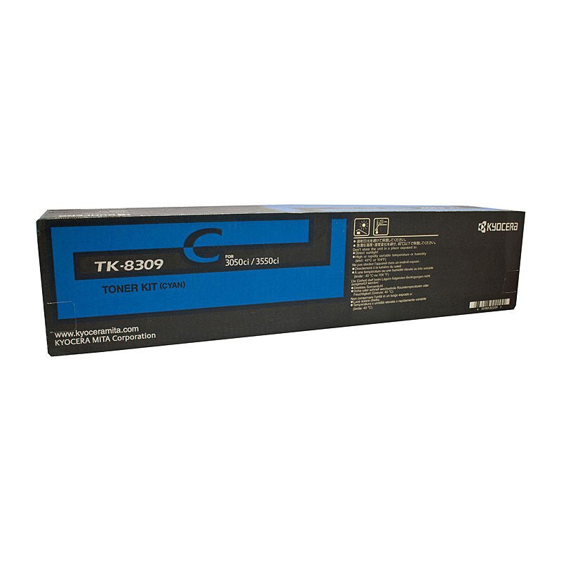 Kyocera TK8309C Cyan Toner - Cartridge West