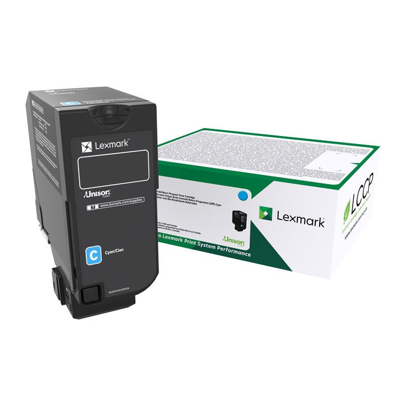 Lexm 74C60C0 Cyan Toner - Cartridge West