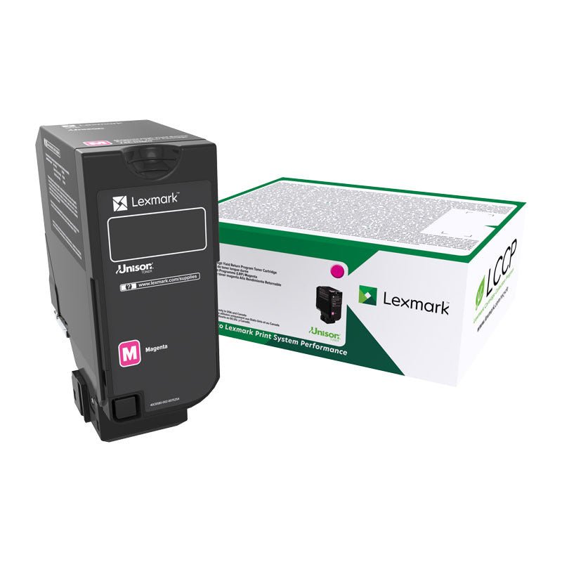 Lexm 74C60M0 Magenta Toner - Cartridge West