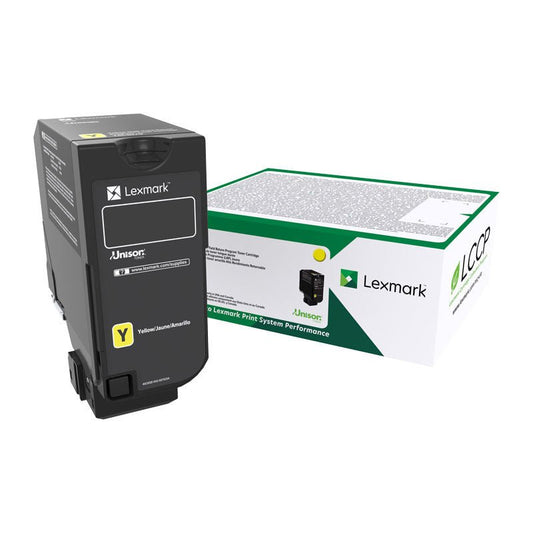 Lexm 74C60Y0 Yellow Toner - Cartridge West
