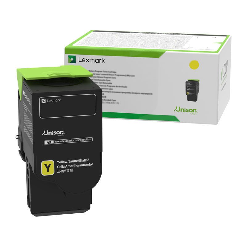 Lexm 78C6XYE XHY Yellow Toner - Cartridge West