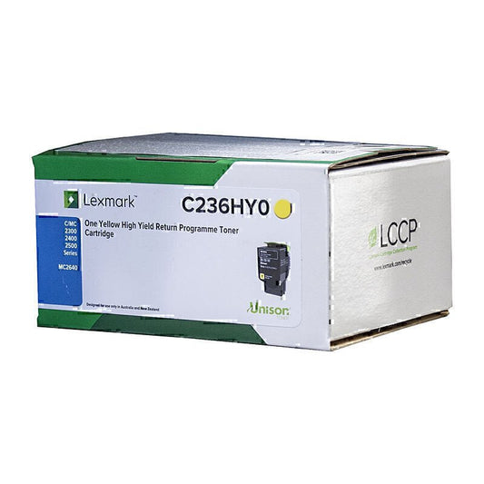 Lexm C2360Y0 Yellow Toner - Cartridge West