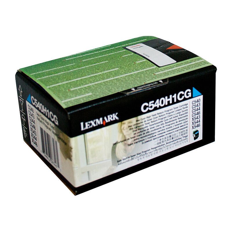 Lexm C540H1CG Cyan Toner - Cartridge West