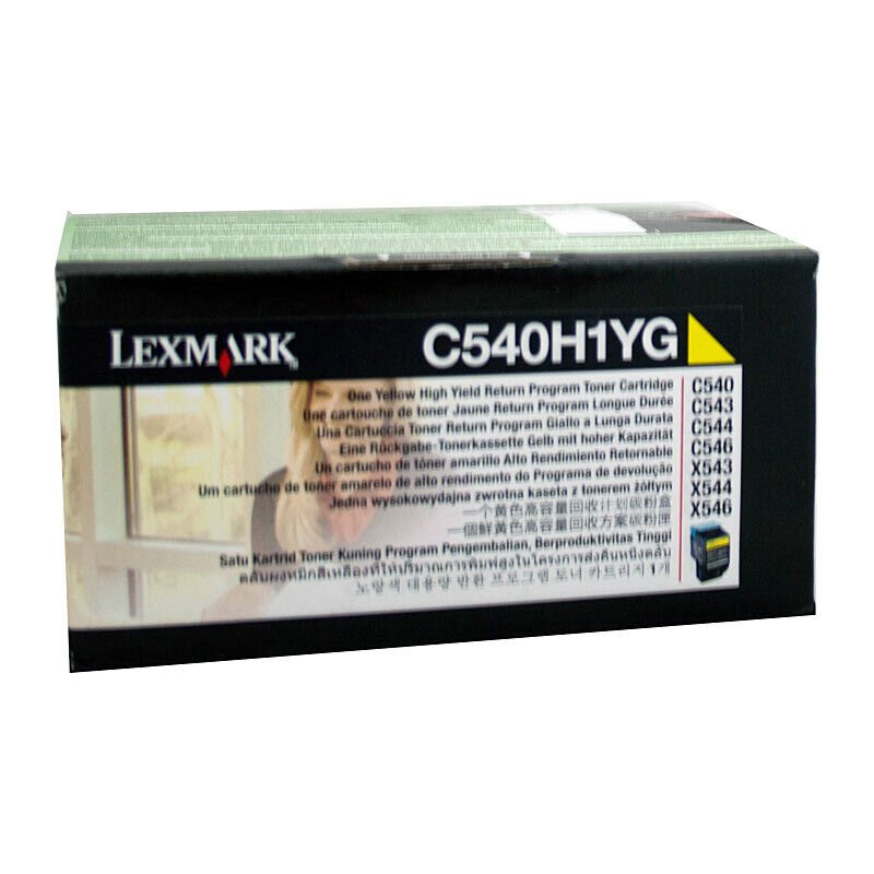 Lexm C540H1YG Yellow Toner - Cartridge West