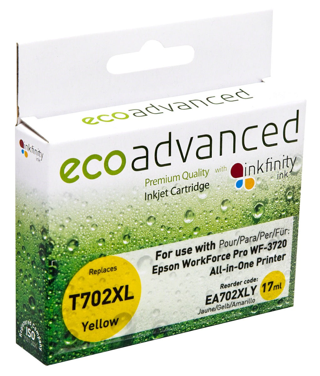 Compatible Epson 702XL Yellow Ink Cartridge