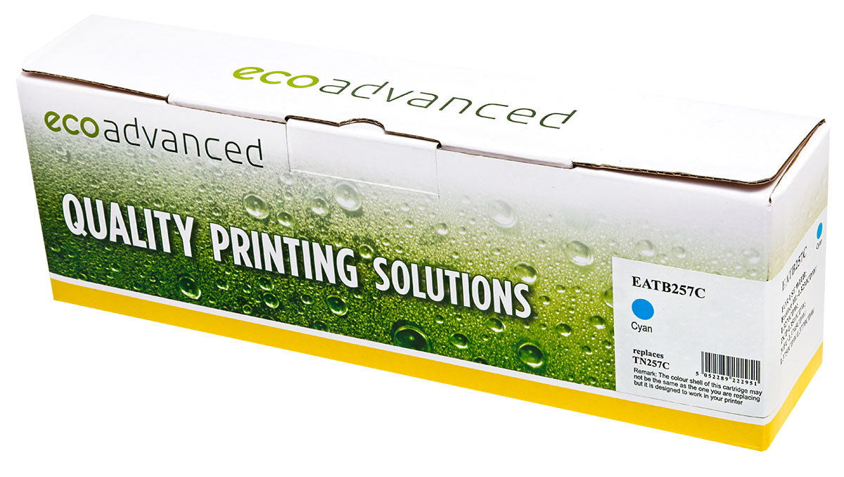 Compatible Brother TN257 Cyan Toner Cartridge