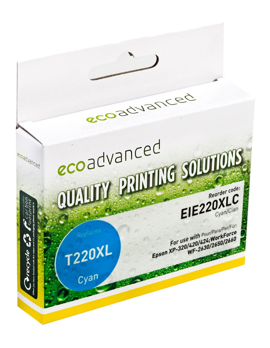 Compatible Epson 220HY Cyan Ink Cartridge