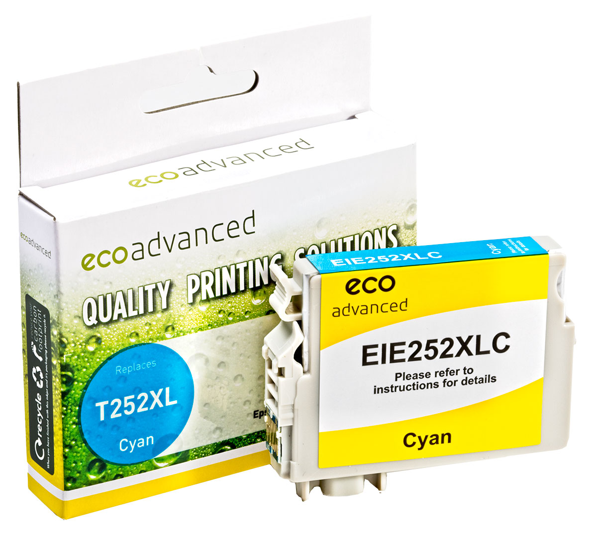 Compatible Epson 252HY Cyan Ink Cartridge